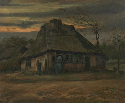 Het Huisje door Vincent van Gogh